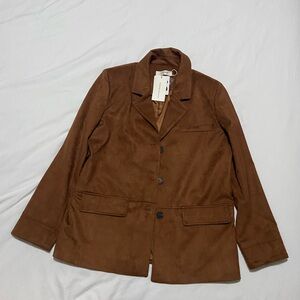 Commense Chestnut Suede Jacket
